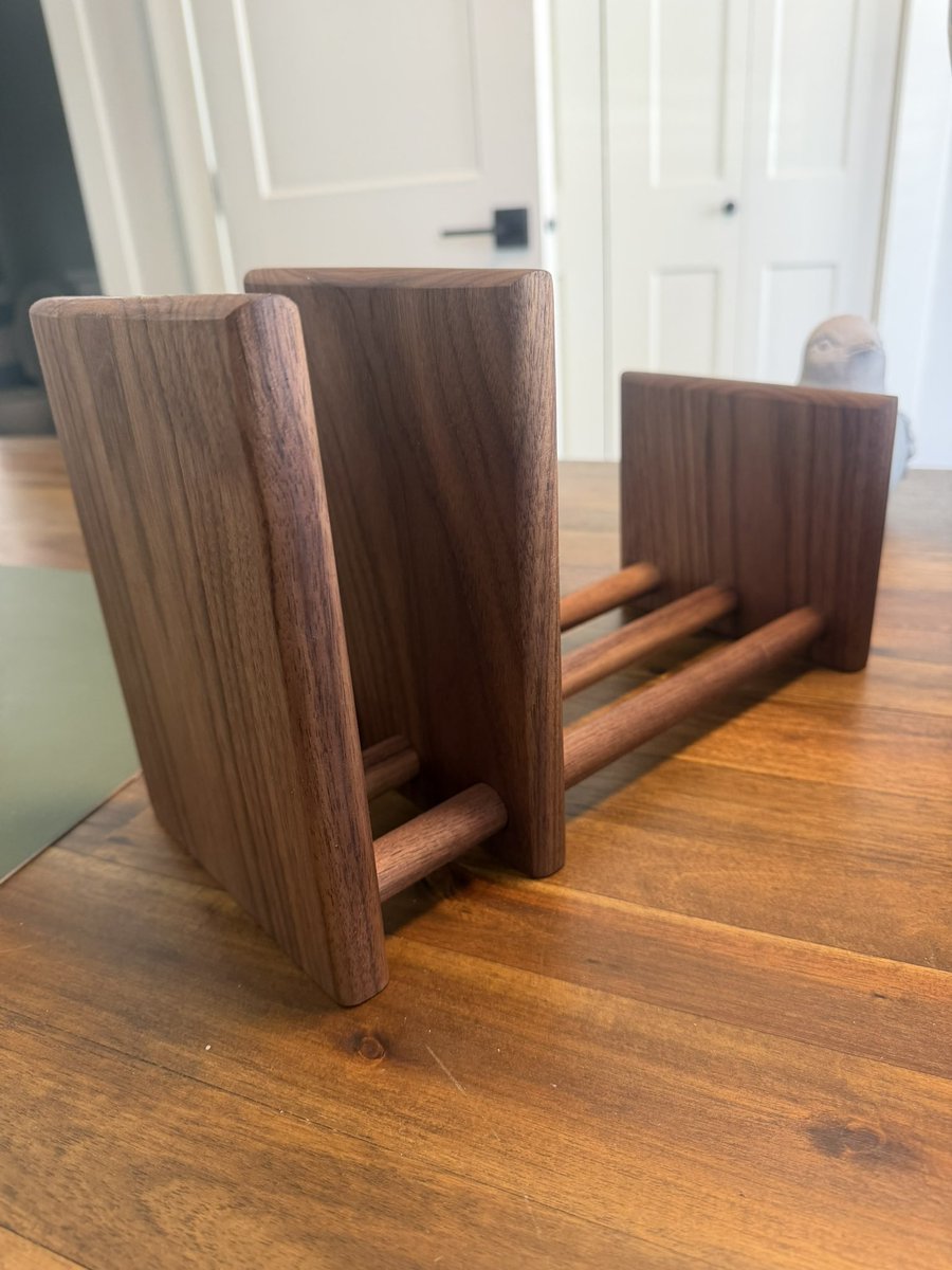 snufflewort's tweet image. Jason is now making these 1930s inspired bookcases that have a sliding piece in the centre! He will be selling them at the upcoming James Bay market in Victoria! 
#handmade