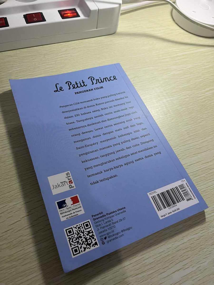 goraecircle's tweet image. (1)
WTS Novel Preloved Le Petit Prince
40.000

Baru dibaca 1x, good condi 

Dom Bogor
Bisa co 🍊
DM jika minat atau mau tanya

#WTS #Buku #Novel #Preloved #LePetitPrince