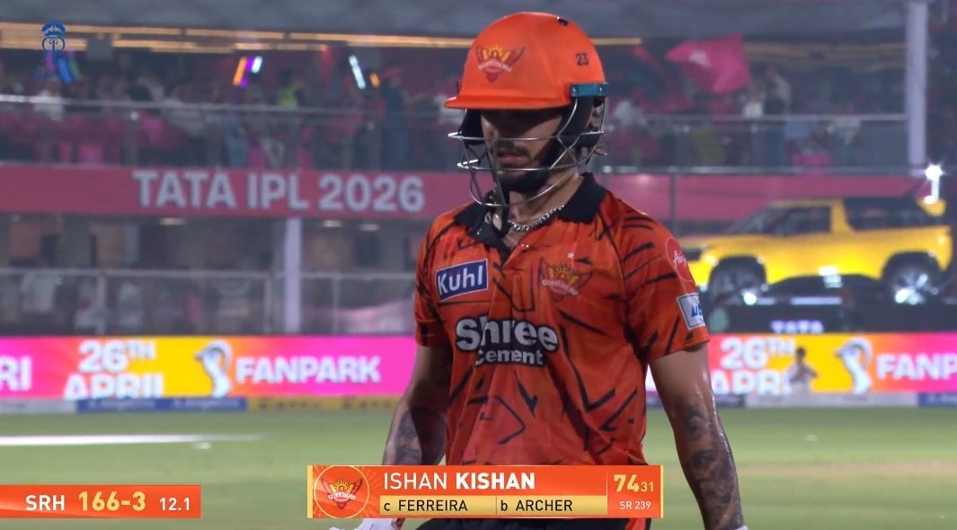 Ruthless knock from ishan kishan literally turned the chase in SRH's favor 🫡