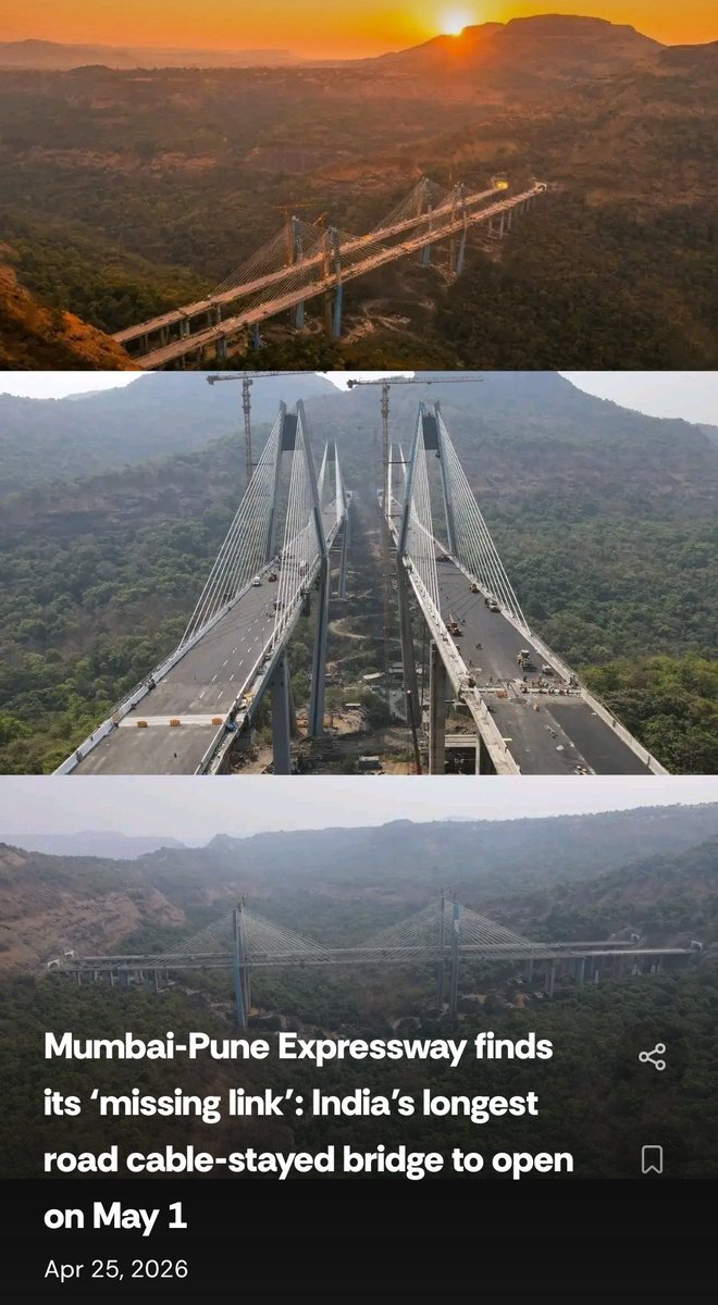 darshanik1's tweet image. #Mumbai #Pune #Expressway 
#Missing #Link 
#MissingLink 

Opening 1st May ??
