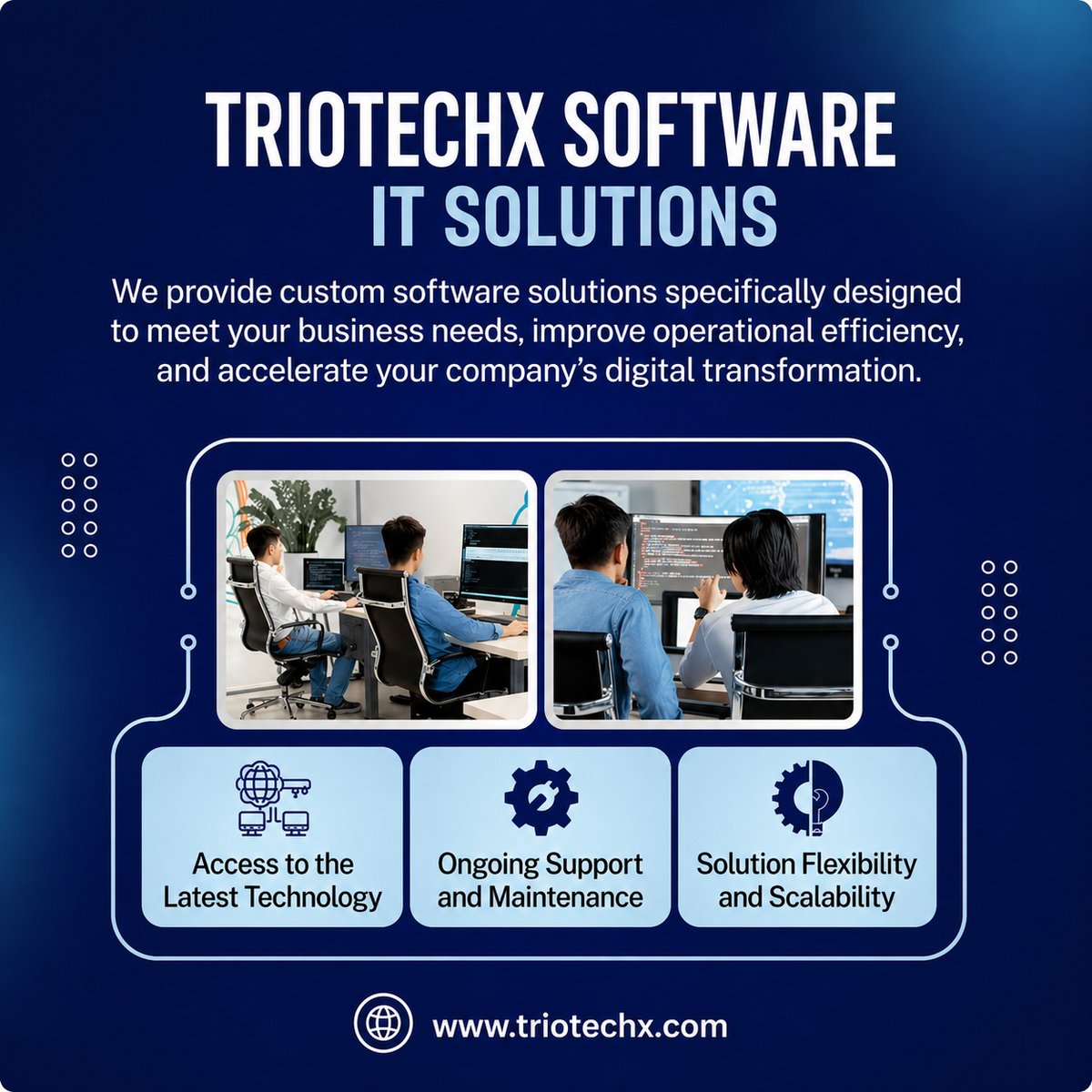triotechx's tweet image. Need custom software for your business? 🚀Triotechx delivers smart, scalable &amp;amp; efficient IT solutions to help you grow faster.🌐 triotechx.com#Triotechx #Software #ITServices #BusinessGrowth #Automation #Startup #Tech #DigitalTransformation