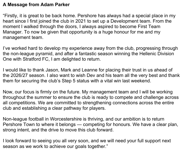 Pershore Town FC tweet media
