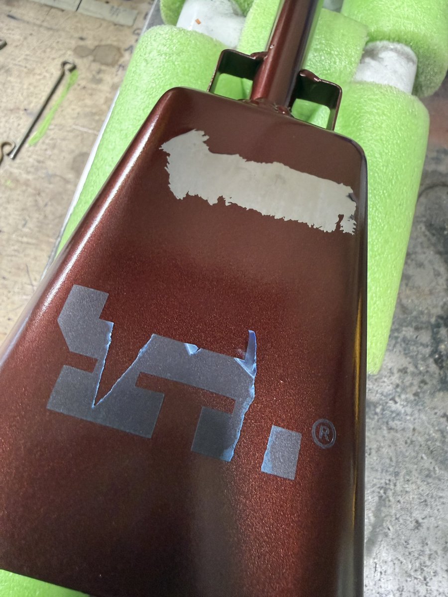 thebellsmith's tweet image. And just when you think it’s all going like you like it… #HailState #Cowbells #Fail #Bellsmith