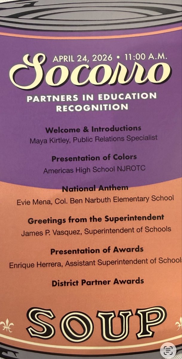 BNarbuth_ES's tweet photo. Evie Mena sings the National Anthem a cappella for #TeamSISD Partners in Education Recognition.  Something special for our partners in her voice. @elysha_olivares @NOlivares_BNES @LOHara_CBNE @MRod_CBNE @LHerrera_BNES @MKirtley_PR @SISD_ES 👏🏼🎉💛💙 https://t.co/gjdSsP7vjG