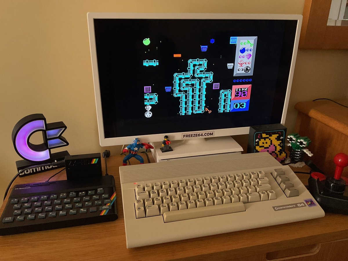 FREEZE64UK's tweet image. I thought that I,BALL was tough, but its sequel is a very different game and a lot harder! 😱👁️
#Commodore64 #C64