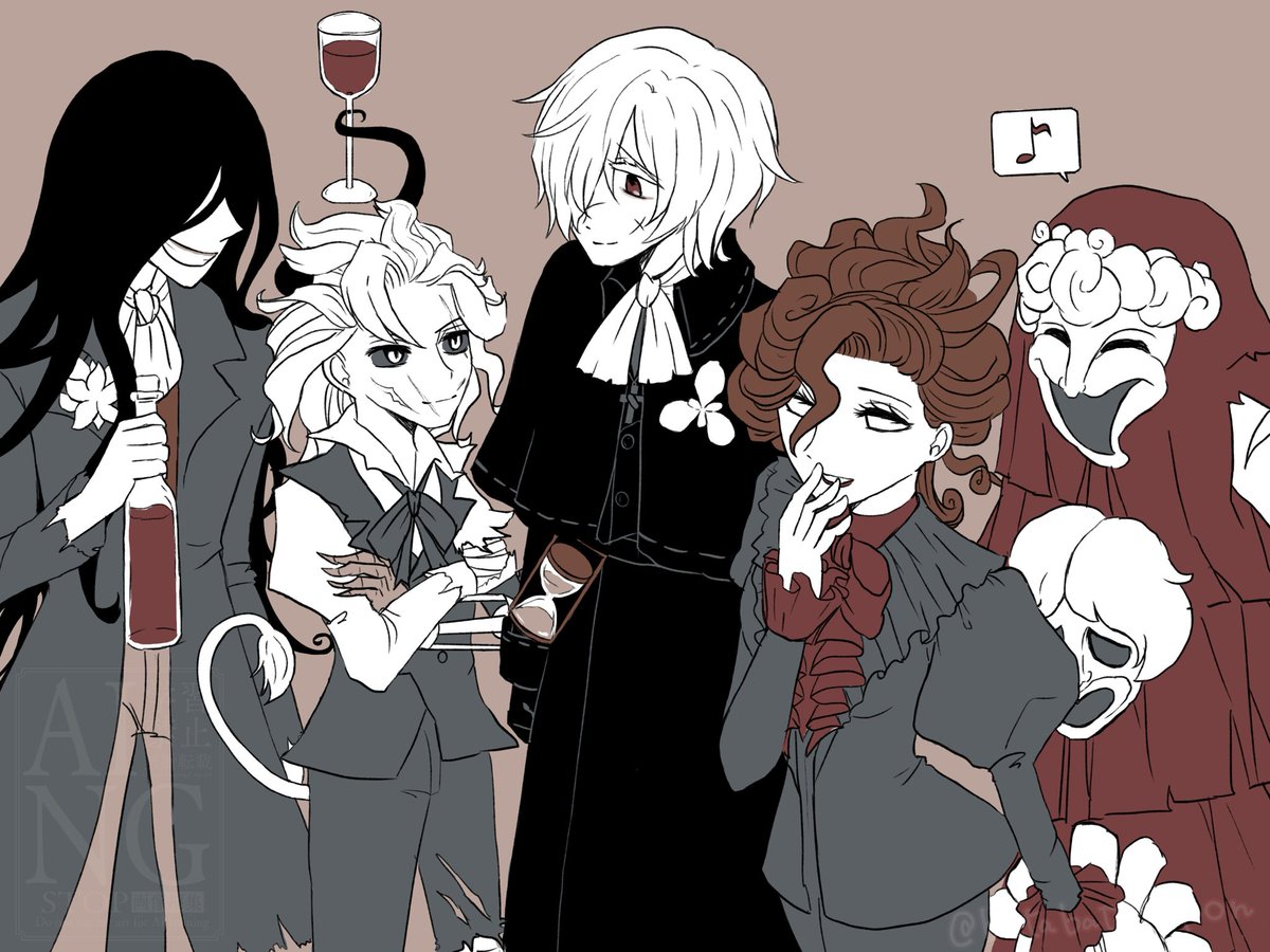 平和で仲良しな旧第3グループ見たいよおおってなって描きました