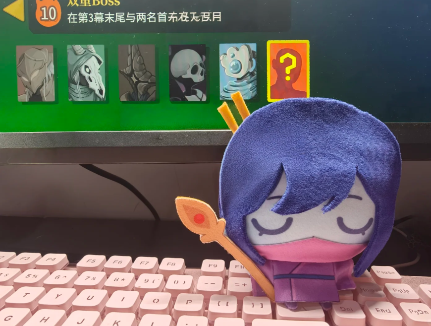 kouasbutton's tweet photo. #slaythespire2 
i miss her 🥲
没有watcher？没事，我会做一个😌 https://t.co/7DUNZs9uPe