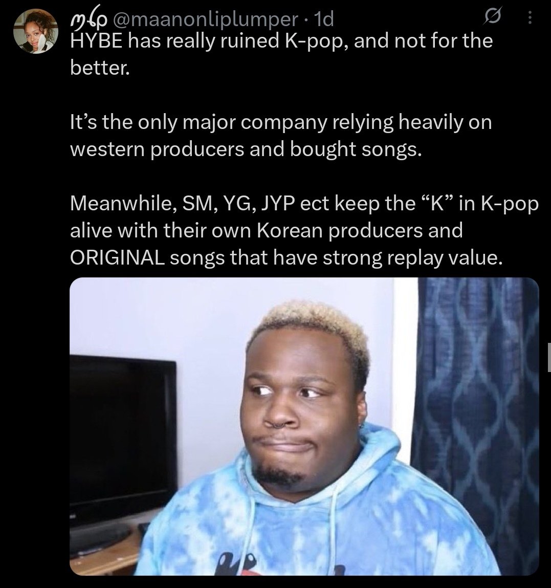 Why don't they just stan TXT if they want K of k-pop