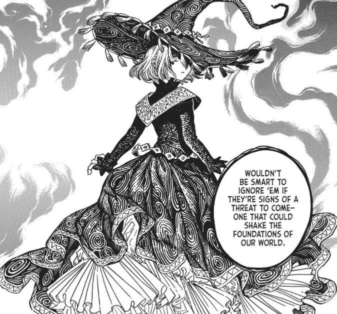 thinking. brimhat coco doesn't wear a cloak, so she can't conceal her hands when she casts, which means that she would not hide the secret of magic from outsiders