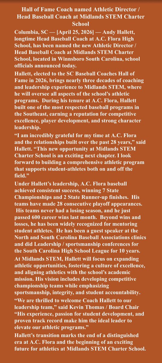 Coach Hallett tweet media