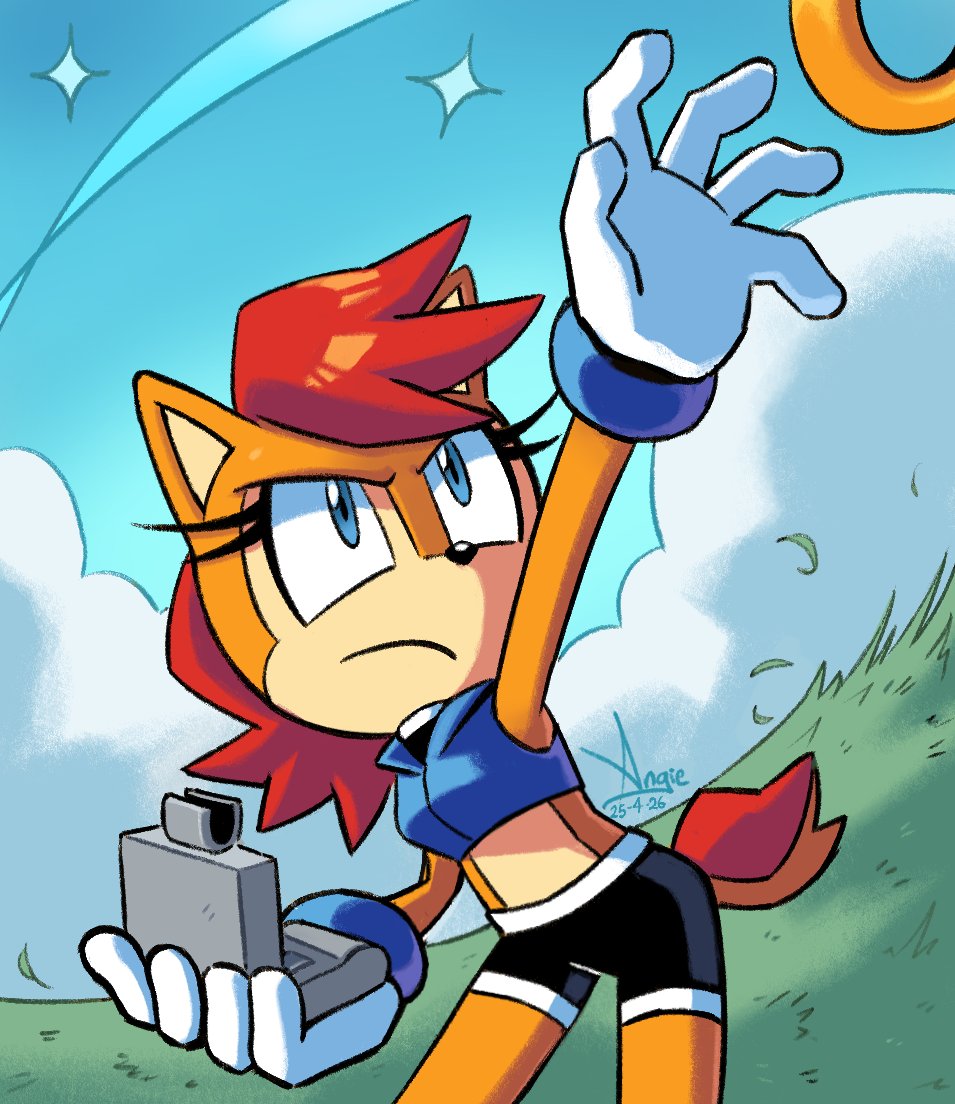 Angiethecat's tweet image. ✨Got that ring✨
#Sonic #SonicTheHedgehog #fanart #sonicfanart  #sallyacorn #sonicarchie