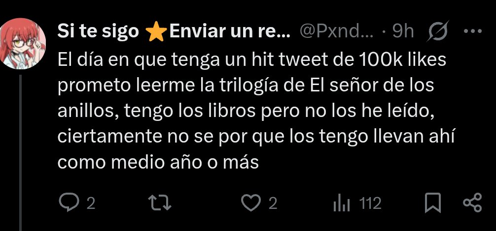 Si te sigo ⭐Enviar un regalo tweet media