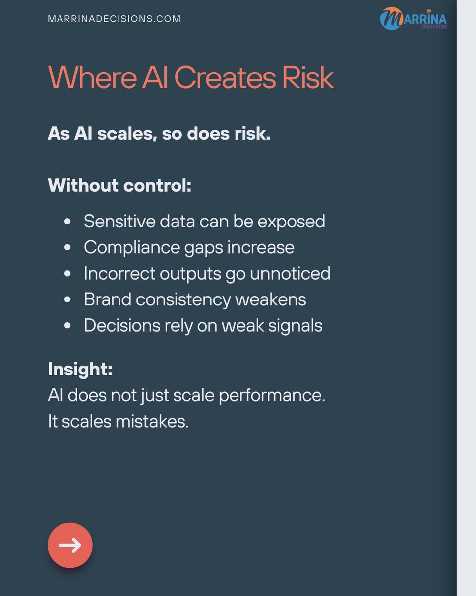 ShenoyPrash's tweet image. 3/10

Here’s what’s really happening:

• AI added as another tool
• workflows stay the same
• data remains fragmented
• no clear tie to revenue
So AI creates more activity.
Not better outcomes.
#MarTech #MarketingOps