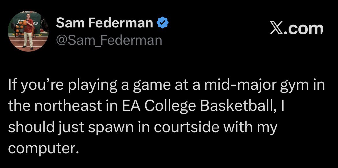 Sam Federman tweet media