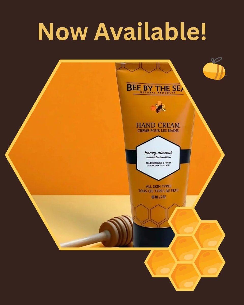 Fendrihan's tweet image. Bee by the Sea Hand Cream is now available in 4 different fragrances 🐝

Shop here: ow.ly/3tTp50YP959

#skincare #handcream #mensgrooming #mensstyle #madeinCanada #BBTS #Fendrihan