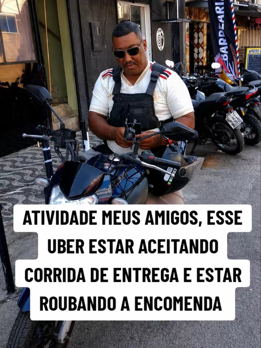 SRelikias's tweet photo. ATENÇÃO!! 
a todos que entregar suas encomendas por aplicativo UBER 99 , VOU COMPARTILHAR COM VOCÊS CASO QUE ACONTECEU COM UM CLIENTE NOSSO QUE PEDIU UMA CORRIDA DE ENTREGA COM A UBER E ESSE ENTREGADOR ROUBOU SUA ENCOMENDA !! 

QUEM PUDER COMPARTILHAR AGRADEÇO https://t.co/WTnYup7vJT