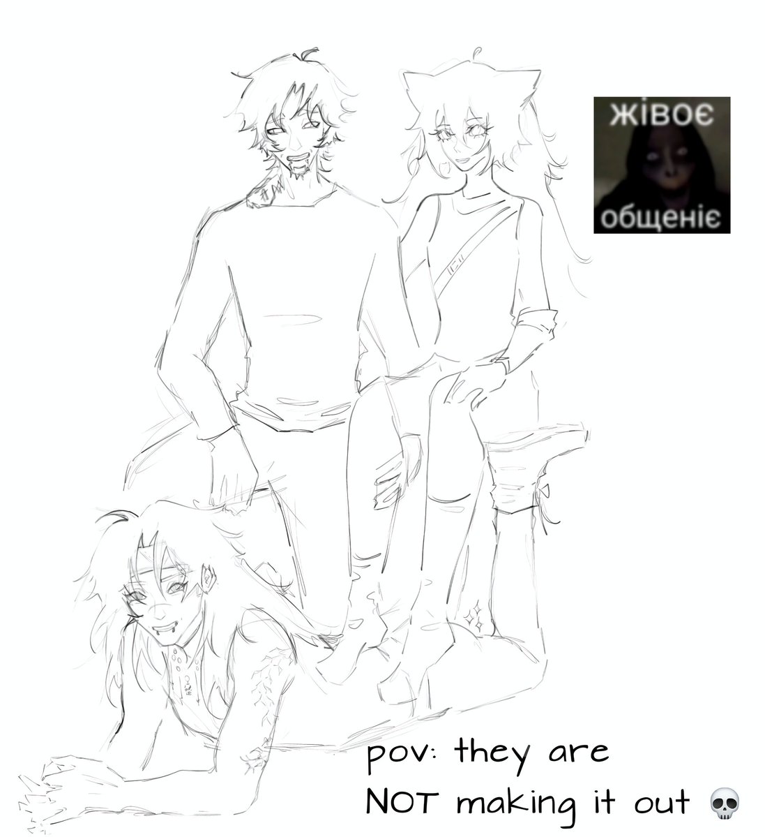 yokii1na's tweet image. we took a cute group photo 😊
(last known photo btw)

#artmeme #ocmeme #animeoc #digitaldrawing #funnyart #darkhumor #artistontwitter #illustrationartists #commissionopen