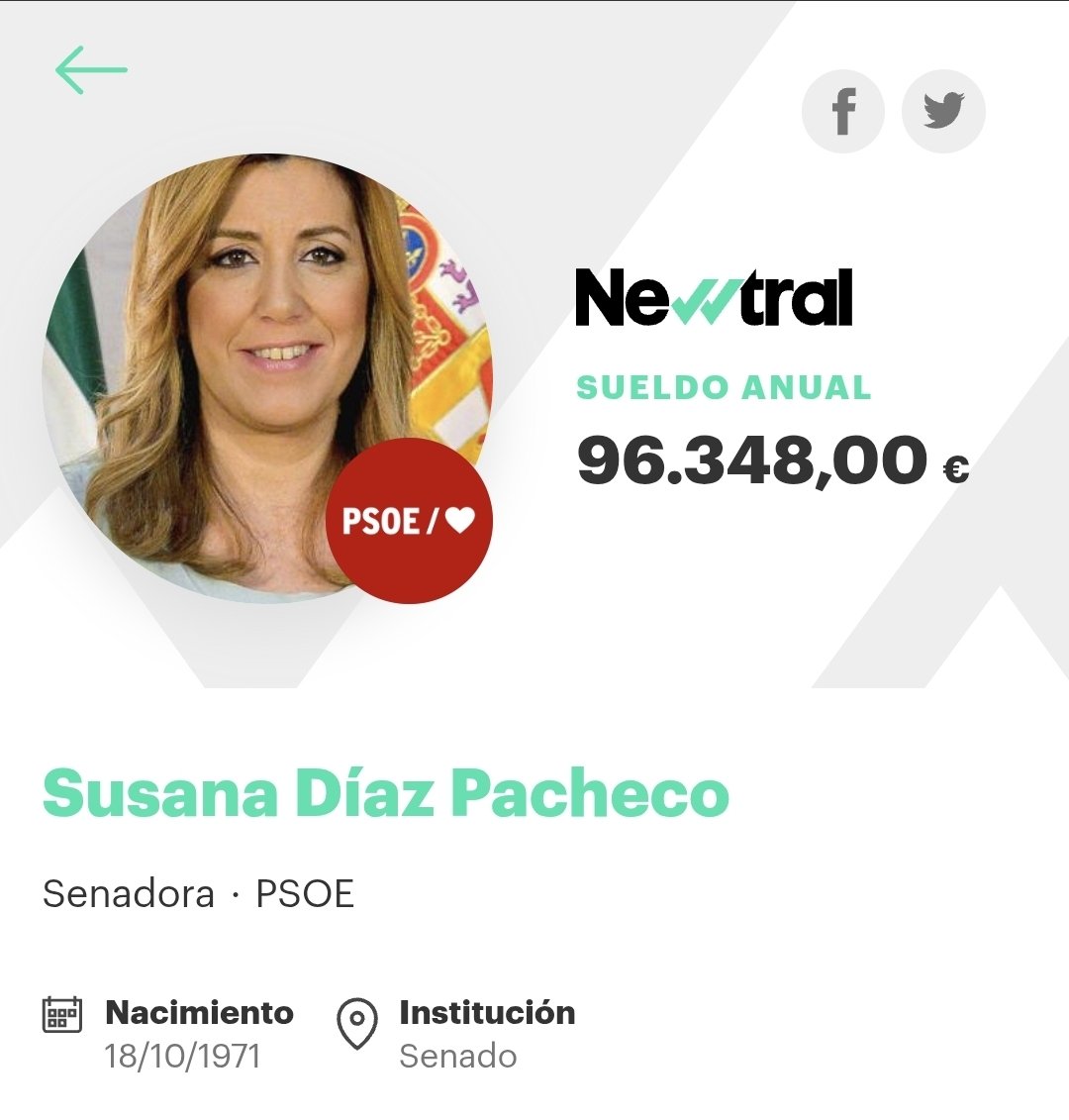 Está destrozada. Lleva 6 años siendo #senadora de la banda criminal PSOE. 
Casi 600.000 euros. 
No hay socialista bueno. Fin.