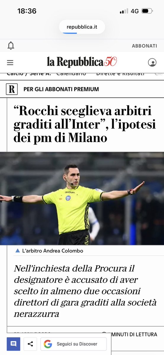 Ma come?? Chi insinua che #RocchiDimettiti abbia mai favorito l’inda? Basta guardare Inter- Como per capire che è una falsità! Arbitro #Sozza, nato e cresciuto a Milano, tifosissimo interista; VAR #Lapenna, quello di Bastoni-Kalulu; AVAR #Doveri con il suo trolley nerazzurro!!