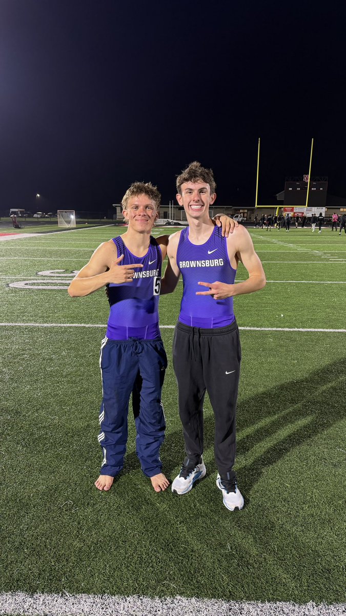 BHSDogsTrack's tweet image. This dynamic duo took another step in the right direction out at North Central yesterday!!

400 meter dash

Trew Holbrook
49.08🥈
PR #3 all time 🔥🔥

Carter Hurst
49.90 
PR #9 all time💨💨

#speedkills