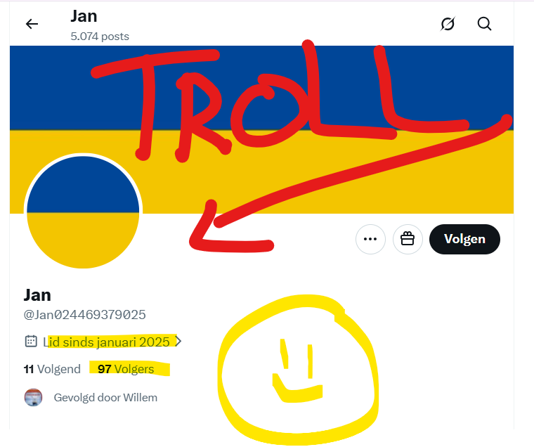 Kabalie4's tweet image. En Jan is een staatse troll, die voor elk '#bash @fvdemocratie-post € 7,50 ontvangt 'van de linksdoorgedraaide #ANTIFA betaald door #Soros. 
Jan doet ook graag mee aan acties van Todon. 
Krijgt ie ook voor betaald. Precies onder de belastbare voet, zodat zijn uitkering niet