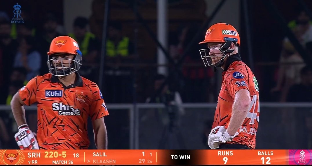 LoyalSRHfan's tweet image. For the first time in this season klassen departs under 30 runs 😱