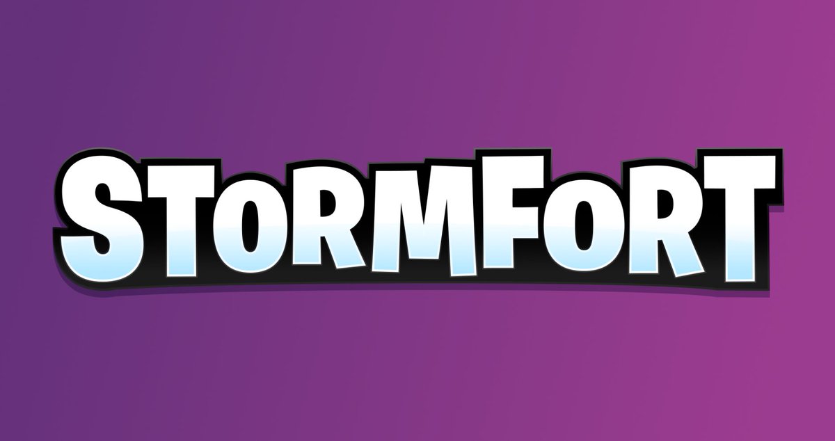 quick logo, unfinished, but obv based off Fortnite's one.