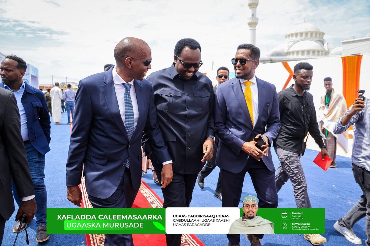 Aynte's tweet photo. Today, Ugaas Abdirizak Ugas Abdullahi Ugas Hashi Ugas Fara’Adde was inaugurated as the Chief Traditional Leader of the #Murusade clan. Both President @HassanSMohamud & PM @HamzaAbdiBarre attended, along with nearly all national leaders (both in gov’t & in opposition) in what was a rare national event celebrating #Somalia’s strong traditional leadership, which historically promotes peace and coexistence. I was honored to attend and welcome senior participants.