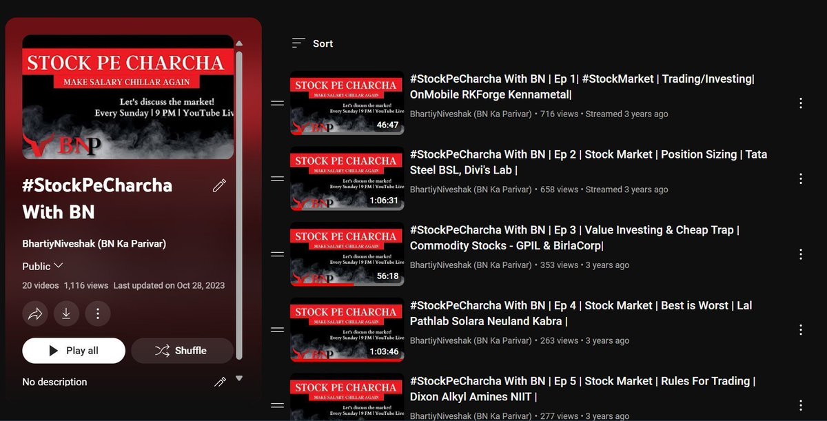 BhartiyNiveshak's tweet photo. There is no indicator in the world
that can tell you
whether the next candle will be green or red.

Stop chasing certainty.
Start building understanding.

Holiday Binge Watch 🍿

Master the Market: #StockPeCharcha with BN

https://t.co/5YUGzd1B57

#Trading #Investing

Bookmark 🔖 Repost ♻️