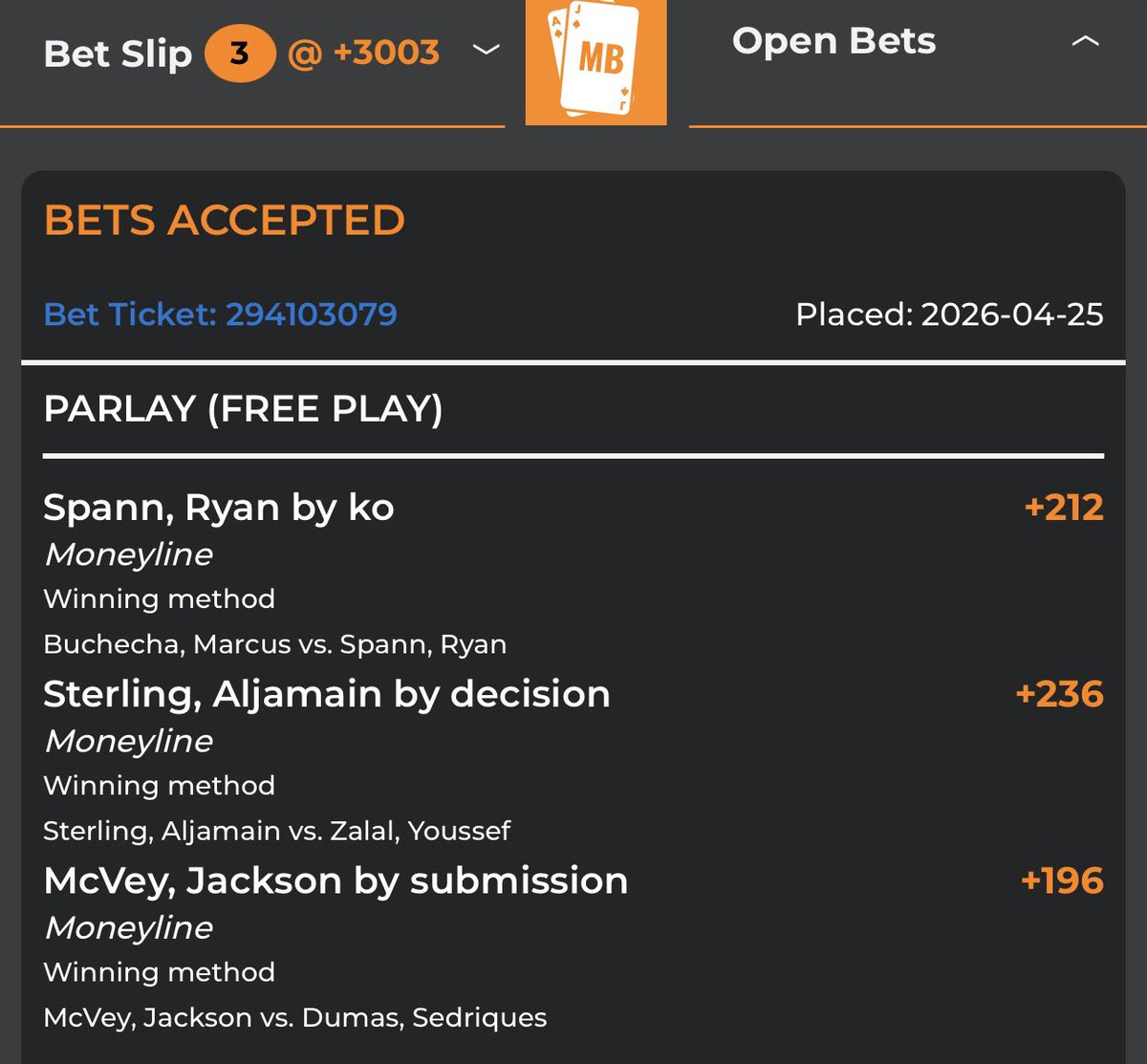 SourSportsHub's tweet photo. 🚨 #UFCVegas116 CYCLE PARLAY 🚨
💰 30-1
#UFC #MMA #UFCx #MMAx #UFCVegas #UFCFightNight https://t.co/NCvhaiLoDn