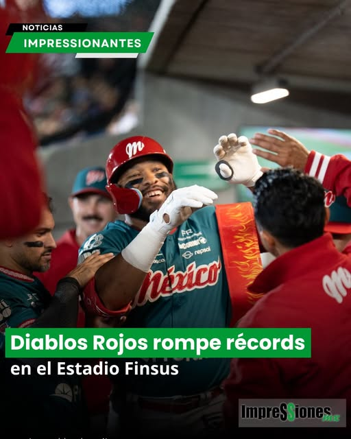 impressiones_mx's tweet photo. #impressionesmx 

#México 

¡EXPLOTÓ EL MADERO ESCARLATA! 🏟️🔥

Los Diablos Rojos del México @DiablosRojosMX  firmaron una victoria de época al vencer 22-2 a los Conspiradores de Querétaro (https://t.co/vBMpiIVj4z). 

Una noche donde la "Marea Roja" conectó 25 imparables y Jon #Singleton se voló la barda en dos ocasiones.

Todos los titulares anotaron y produjeron. Luis Castillo se llevó el triunfo con una joya de 6 entradas.

¿Qué te pareció este festival de carreras? 👹⚾️

#impressionesmx #diablosrojos #LMB #beisbol #queretaro

Visita nuestro #sitioweb: https://t.co/7H2IoLKhUS