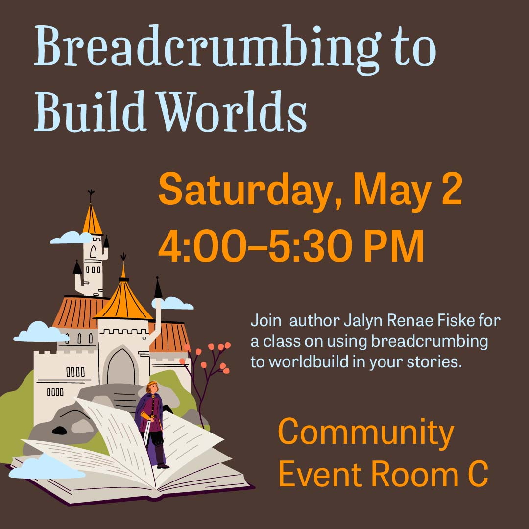 friscolibrary's tweet image. Level up your writing with award‑winning author Jalyn Renae Fiske. Join us Saturday, May 2, from 4:00–5:30pm to learn worldbuilding and “breadcrumbing” techniques.
bit.ly/42pD0zY

#WritingWorkshop #Worldbuilding #CreativeWriting #JalynRenaeFiske #LearnAtTheLibrary #FPL