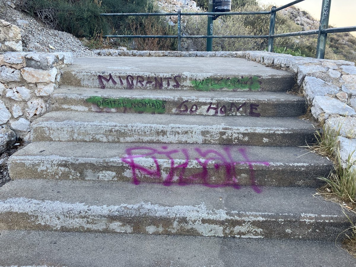 Realityhrts's tweet photo. @zoecabina @686Prism Athens is amusing as a tourist https://t.co/OXB2cakTdr