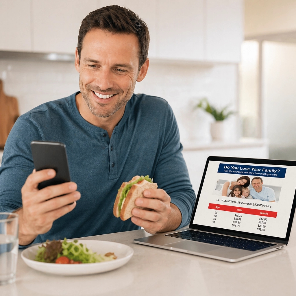 robertjrussell's tweet image. Lunch break savings! Compare life insurance rates privately from home. How it works: Shop online &amp;amp; save at insurancepricedright.com with robertjrussellflorida. What’s your top money saving tip? #LifeInsurance instagram.com/robertjrussell…