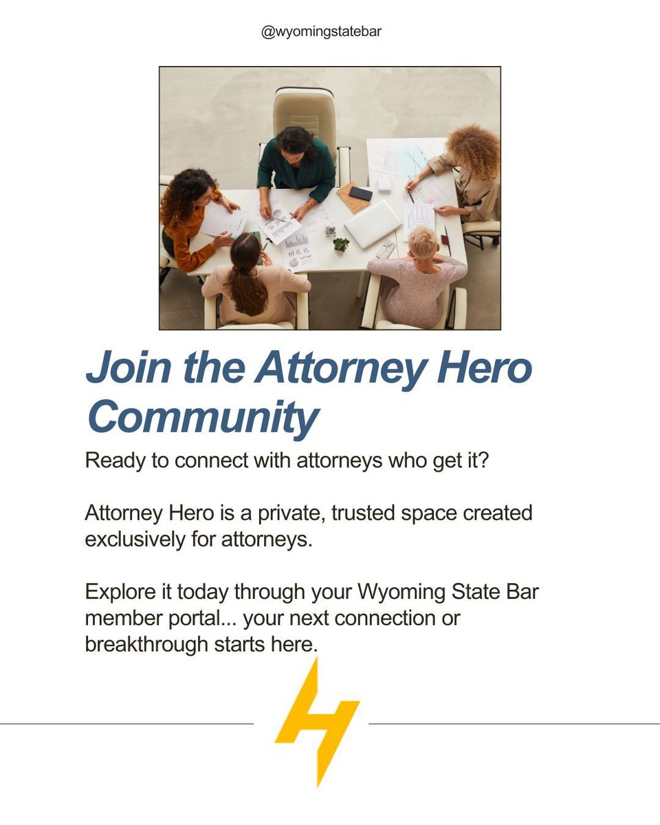 Wyoming State Bar tweet media