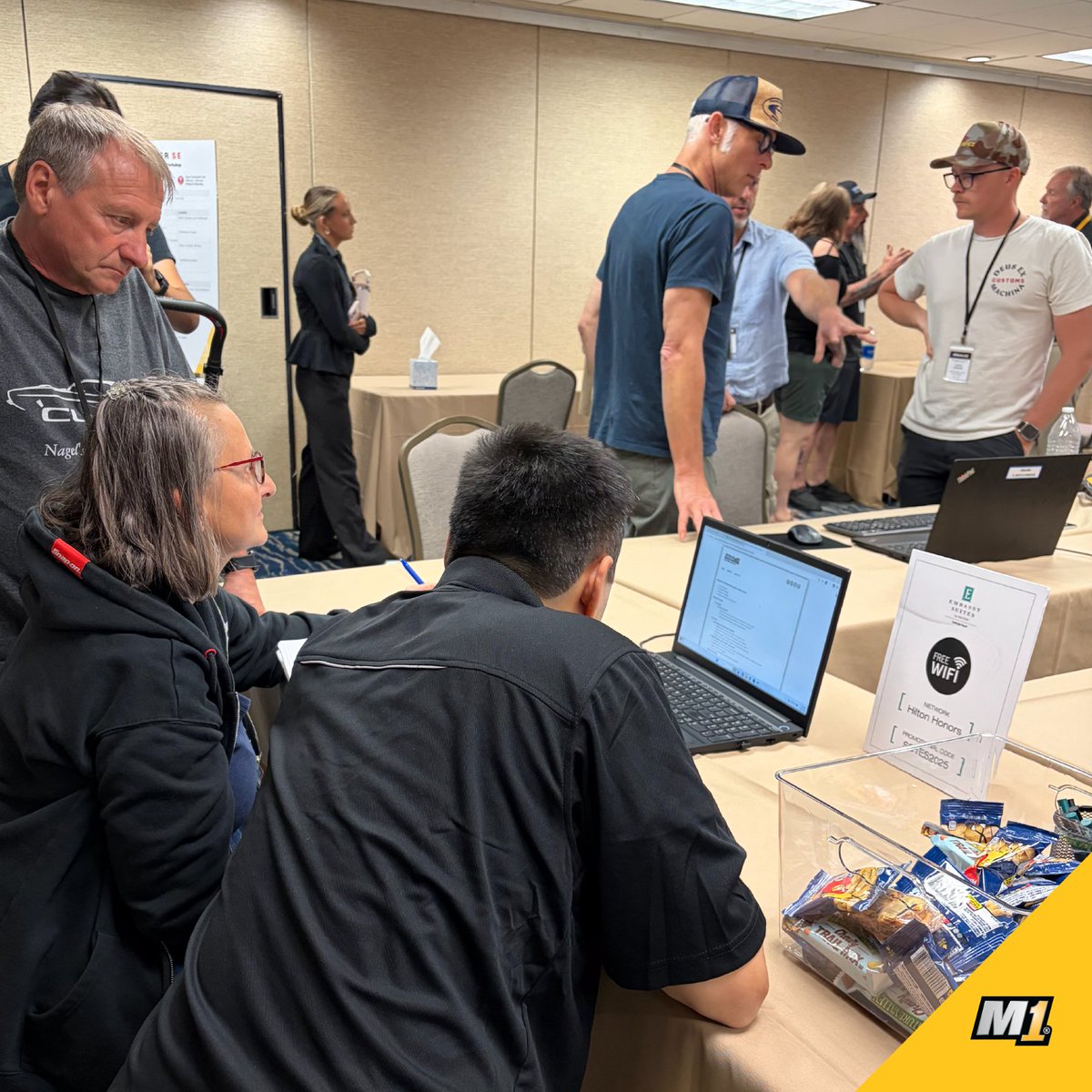 Mitchell1's tweet photo. Day 2 of the Shop Management Workshop 🚀 got an early look at OneFlow Estimator + Inspections, which helps shops build accurate estimates faster and speed approvals through a connected workflow.

#Mitchell1Workshop #ShopManagement #AutoRepairCommunity #ManagerSEPros #OneFlow https://t.co/vKXCABX3mK