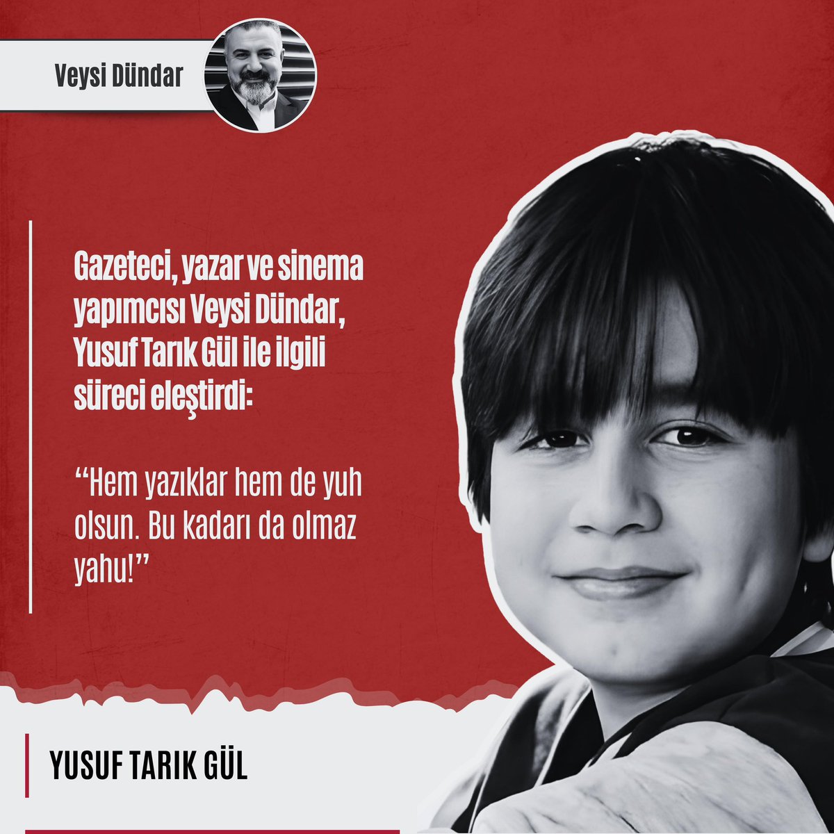 naftalanjaa's tweet photo. Yusuf Tarık Gül’ün hikâyesi unutulmayacak.
Çünkü bu sadece bir kayıp değil,
bir toplumun aynasıdır.
Ve o aynada görünen şey hiç de güzel değil.

YusufTarık İçinYaz https://t.co/4Vihqso5xC