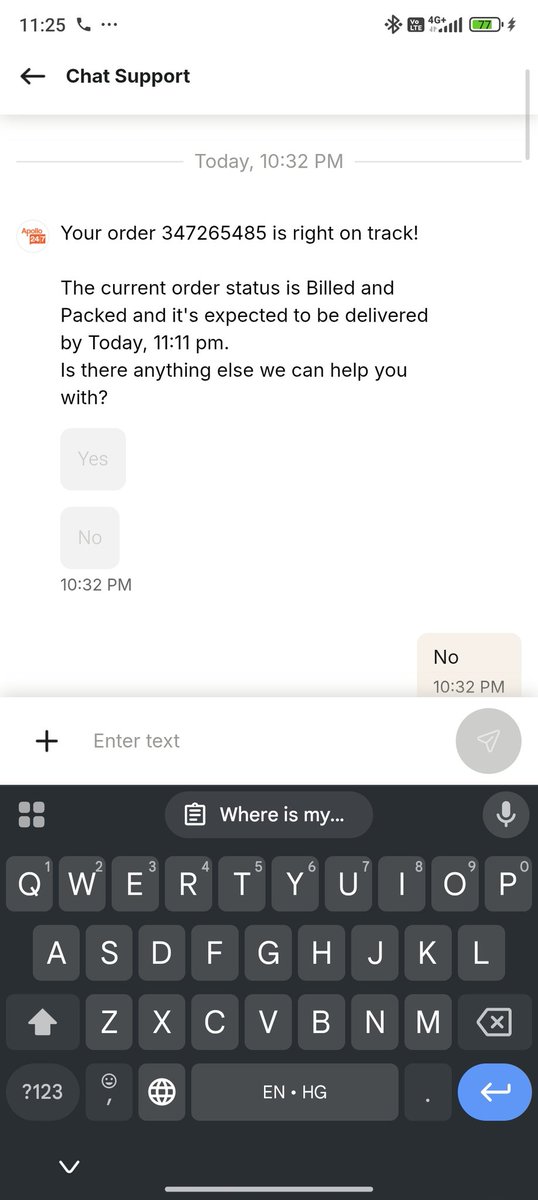 itsmenagendra1's tweet photo. @ApolloPharmacy @Apollo_Pharmacy 
I placed my order around 8 PM based on the assurance and commitment from your app and executive that it would be delivered.

Where is my order, and why hasn’t it been delivered yet?
 #MedicineDelivery 
#Urgent 
#apollo https://t.co/qUCtT6XrCy