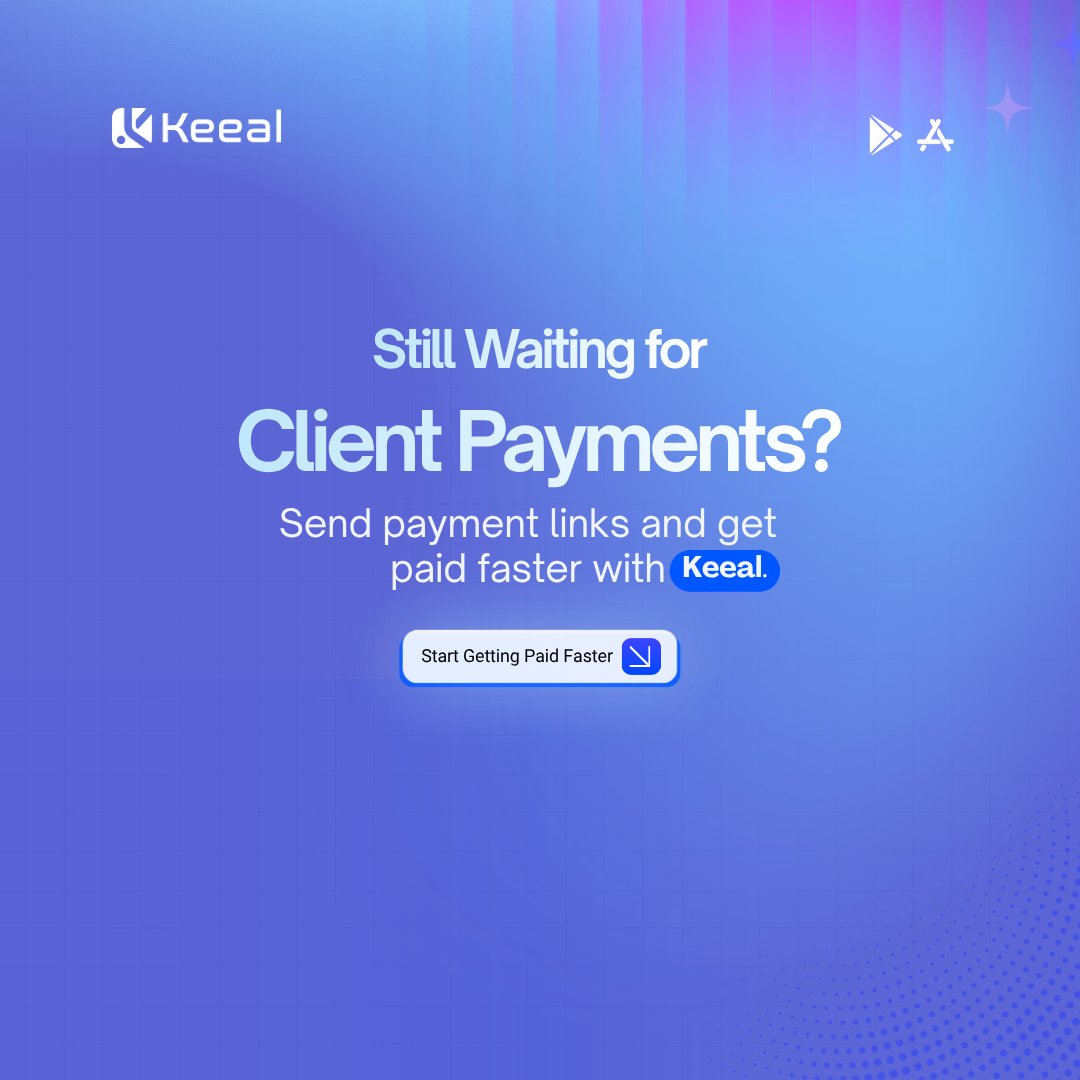 Keealofficial's tweet image. Waiting days or even weeks for client payments can slow down your workflow and growth. With simple payment links, you can request payments instantly and reduce delays.

👉 Start collecting payments faster today:
🌐 keeal.com

#Freelancers #Freelancing #GetPaidFast