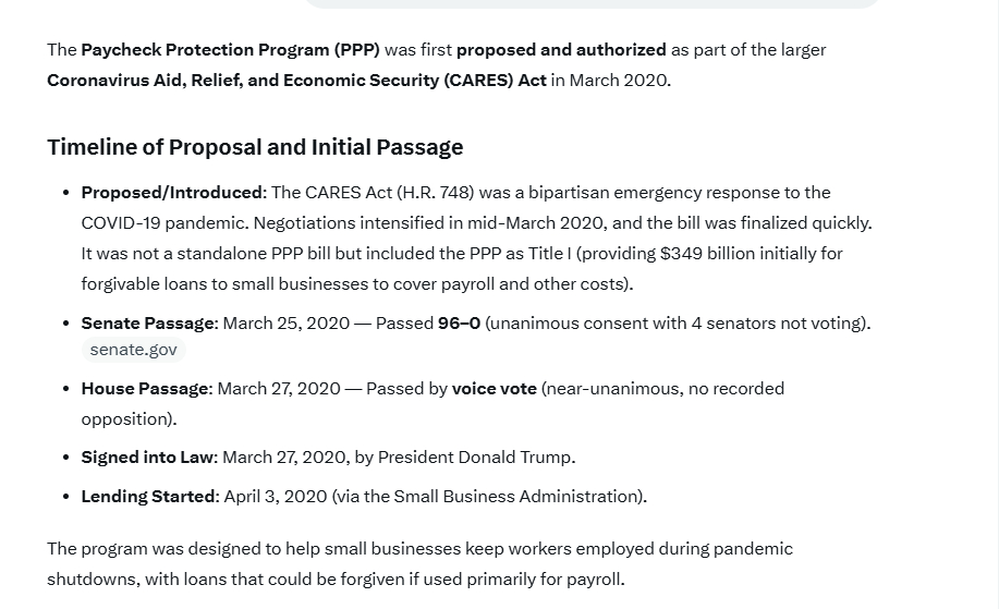 wma927's tweet image. Biden had NOTHING to do with it, Timmy.. the #CaresAct' was  approved by congress (bipartisan, 96-0) signed into law in March  2020 under Pres Trump ... nice try though #Pumpkin