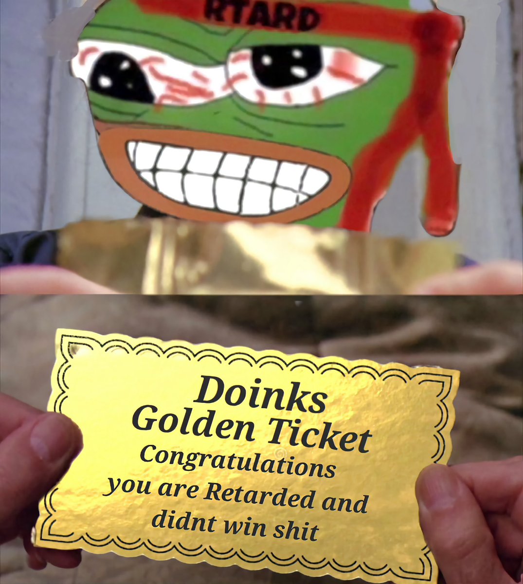 Doinks the Retard Frog tweet media