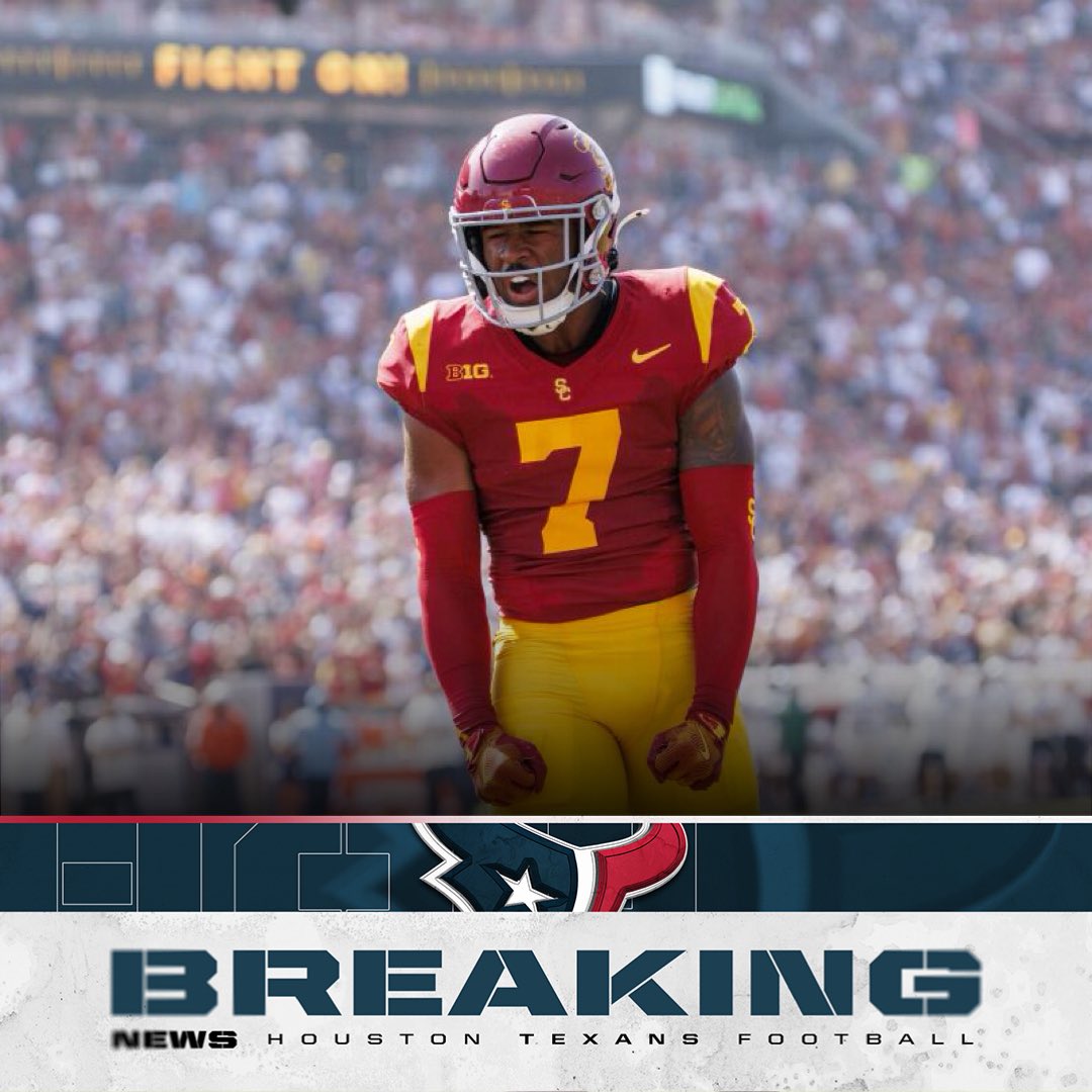 The #Texans selected USC S Kamari Ramsey at pick 141.