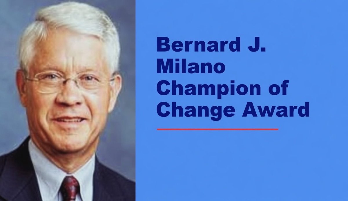 SonjaDWiley1's tweet image. This one is legacy.

Honored to receive the Bernard J. Milano Champion of Change Award.

I will continue to lead with compassion, courage, resilience, innovation, and purpose creating pathways to education, opportunity, engagement and equity for ALL.

Still in the “good fight.”