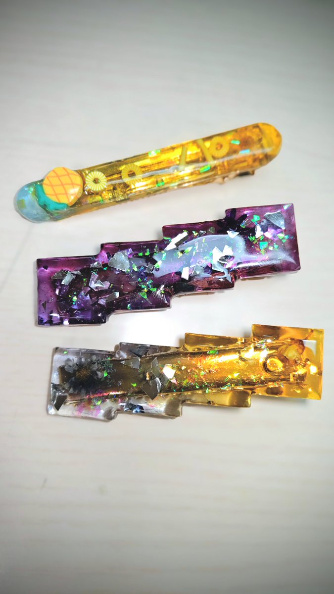 初めてのレジン☺️
手探りでがんばったぜ！