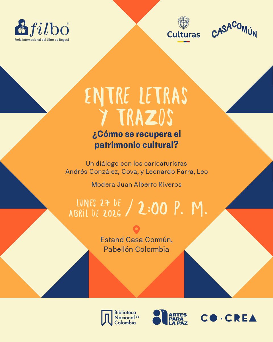 Invitan <a href="/BibliotecaNalCo/">Biblioteca Nacional de Colombia</a> <a href="/mincultura/">MinCultura Colombia</a> <a href="/FILBogota/">FeriadelLibroBogotá</a>