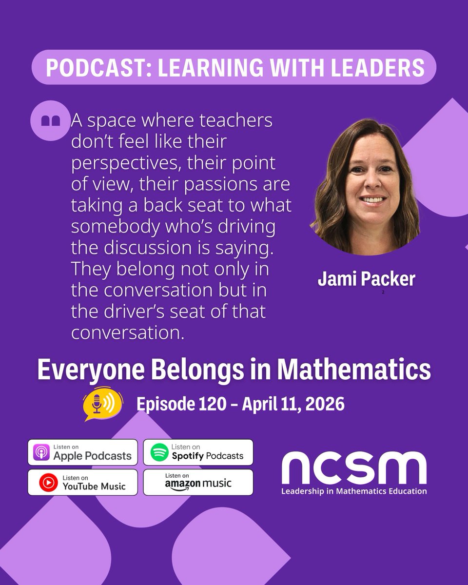 NCSM: Leadership in Mathematics Education tweet media