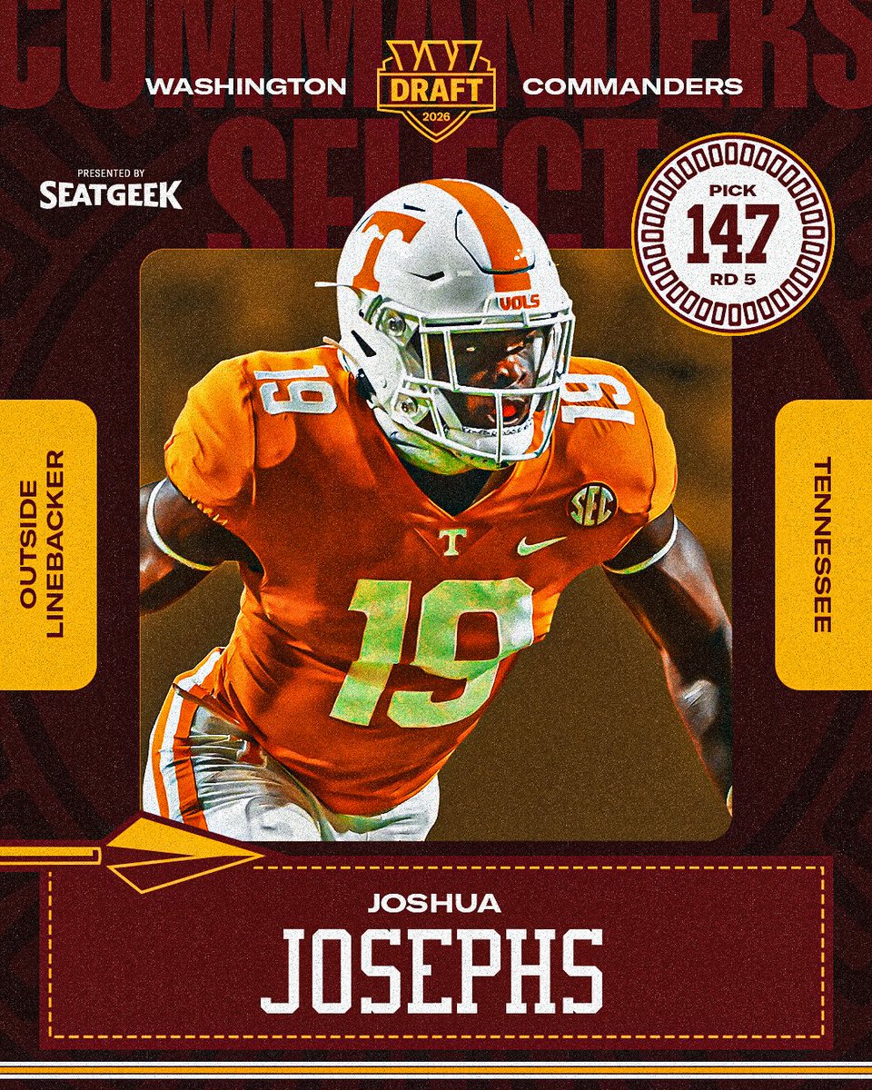 Commanders's tweet image. Adding energy off the edge ⚡️