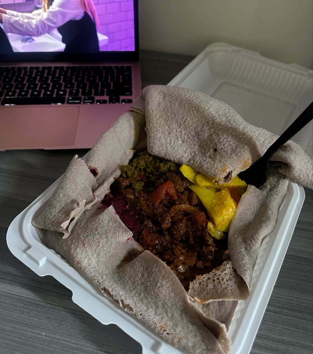 in a big t shirt celebrating God, ryan murphy, and ethiopian food for their immense contributions to my wellbeing. this is the picture of peace and i am the embodiment of joy :)