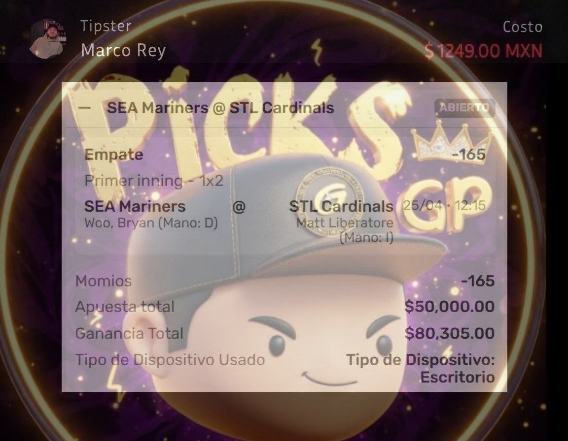 Rey picks 👑, Gallito vip y más GP 🔥🐓 tweet media