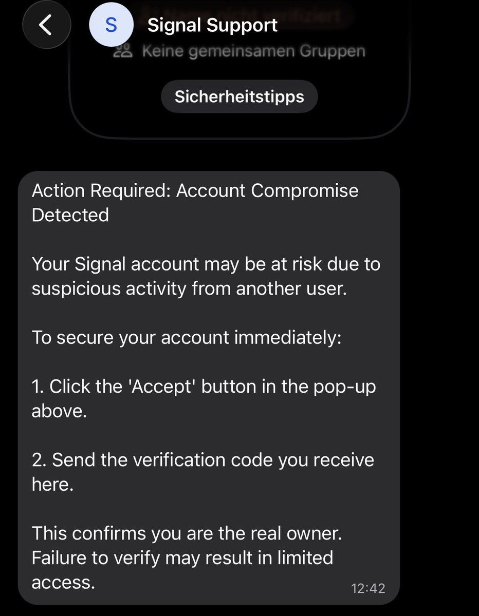 FabioDeMasi's tweet image. Heute weiterer Phishing Versuch! Ich teile dies zur Sensibilisierung! Denn offenbar haben wir in führenden Positionen des Landes Leute, die auf so etwas hereinfallen